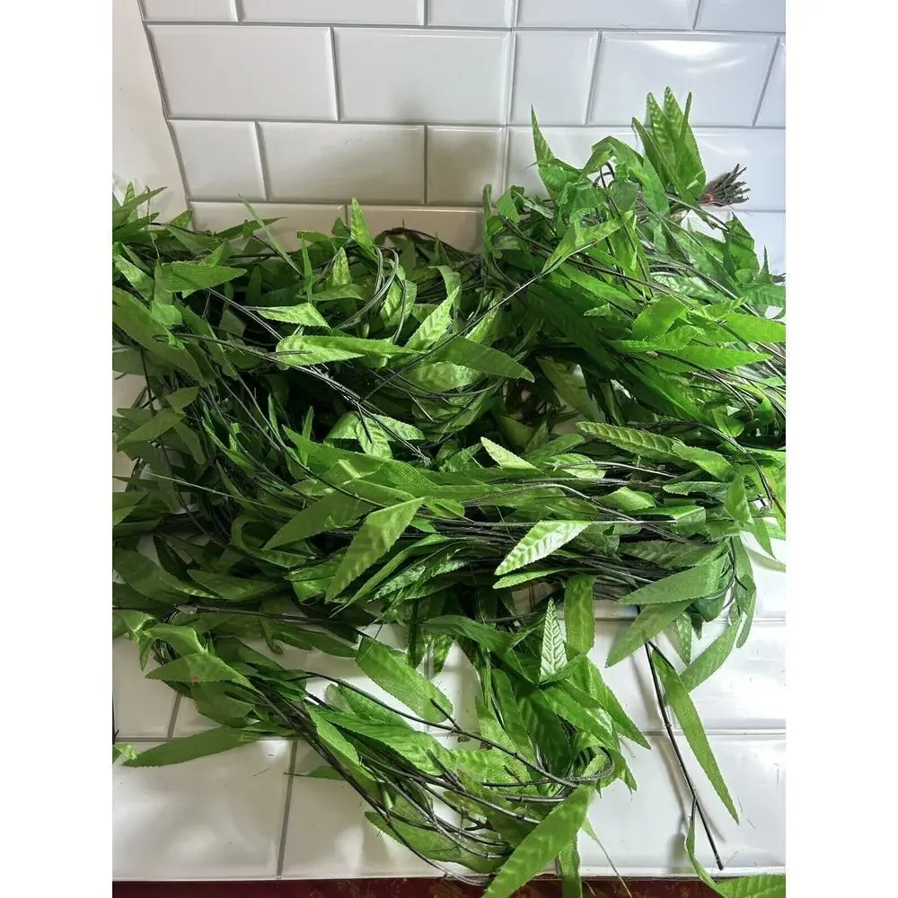 50 Strands Of 68 “ Long Faux Greenery Garland